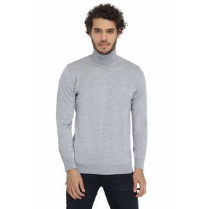 DAMAT Grey Turtleneck Knitwear